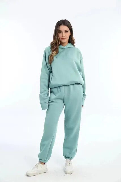 Ann | Women's Oversized Hoodie Sweatshirt Set - Image 3