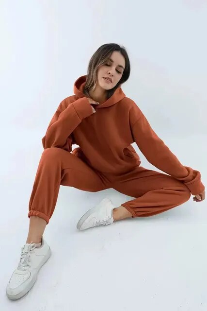 Ann | Women's Oversized Hoodie Sweatshirt Set - Image 7