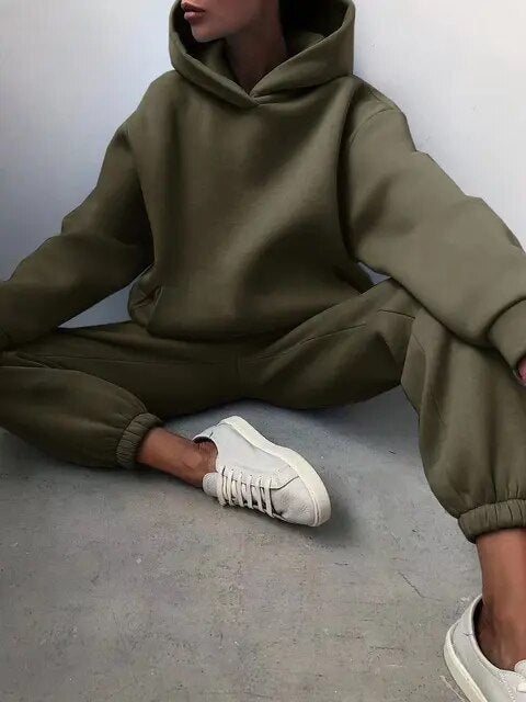 Ann | Women's Oversized Hoodie Sweatshirt Set - Image 8