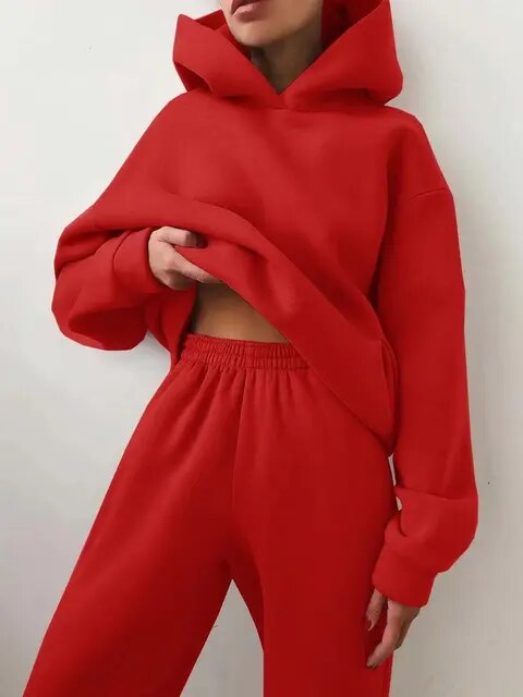 Ann | Women's Oversized Hoodie Sweatshirt Set - Image 9