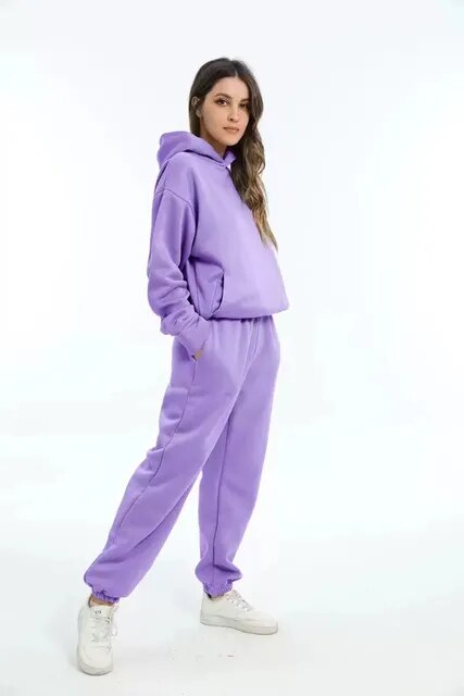 Ann | Women's Oversized Hoodie Sweatshirt Set - Image 4