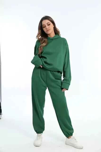 Ann | Women's Oversized Hoodie Sweatshirt Set - Image 2