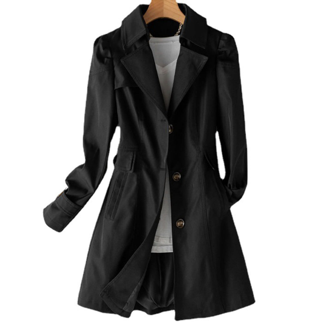 Tara | Women's Double-Breasted Long Coat - Image 1
