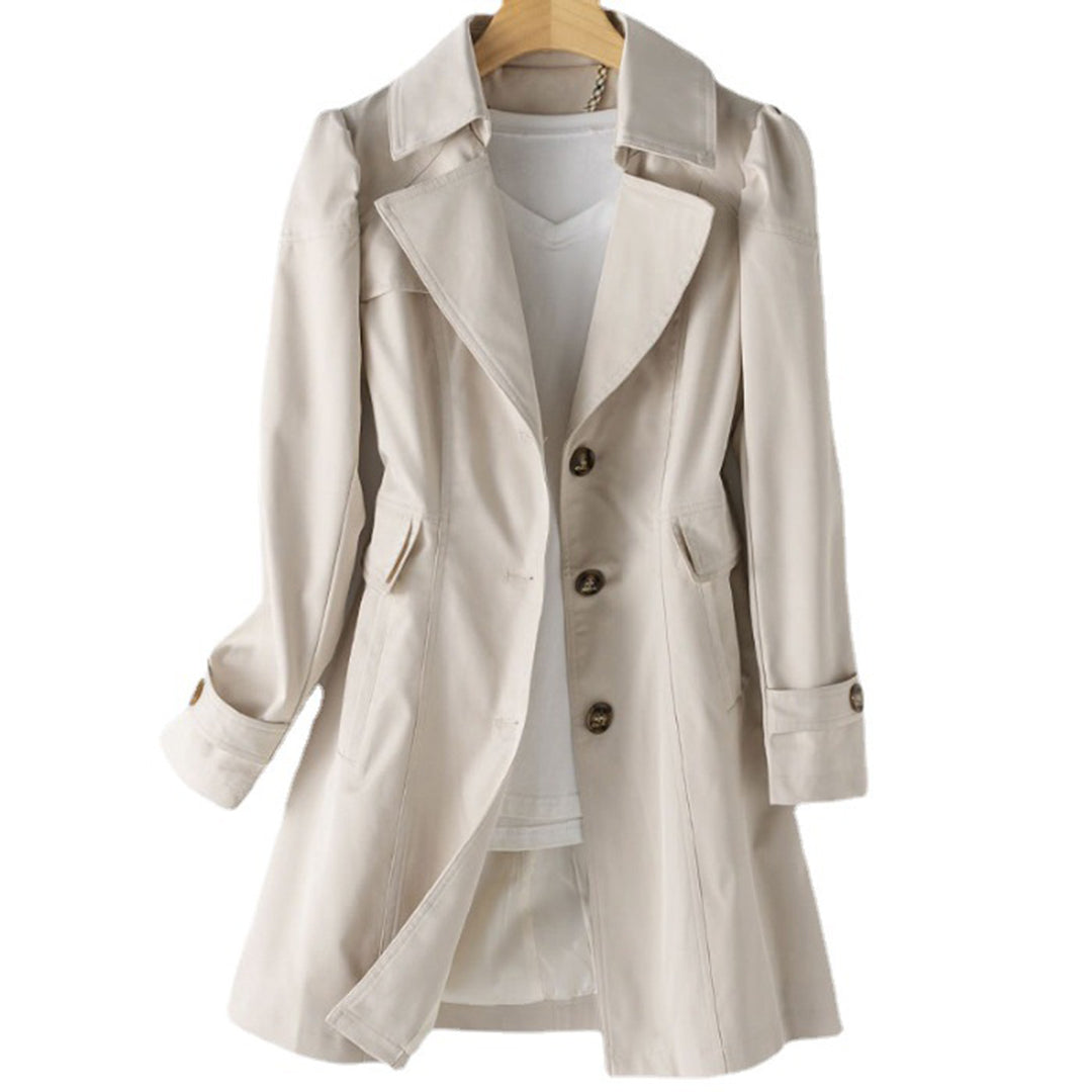 Tara | Women's Double-Breasted Long Coat - Image 2