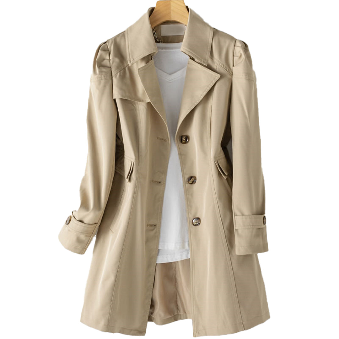 Tara | Women's Double-Breasted Long Coat - Image 3