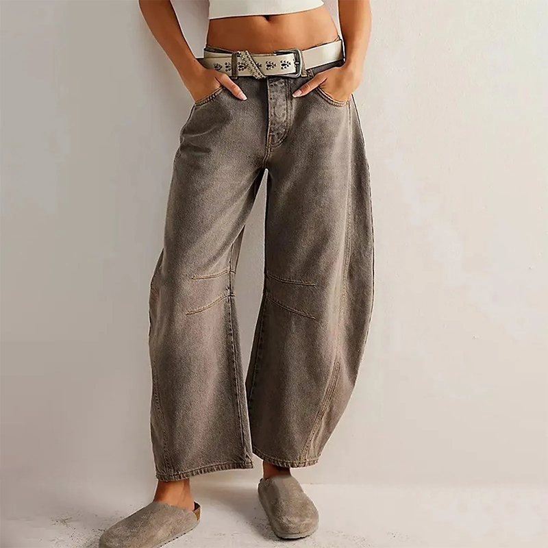 Alyssa | Women's High-Waisted Wide Leg Pants - Image 3