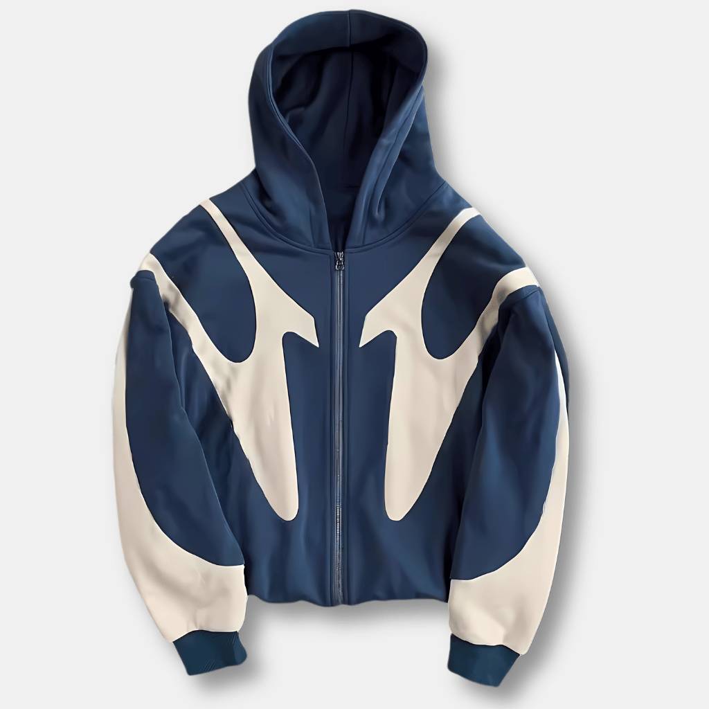 Louis | Men's Graphic Full Zip Hoodie - Image 2