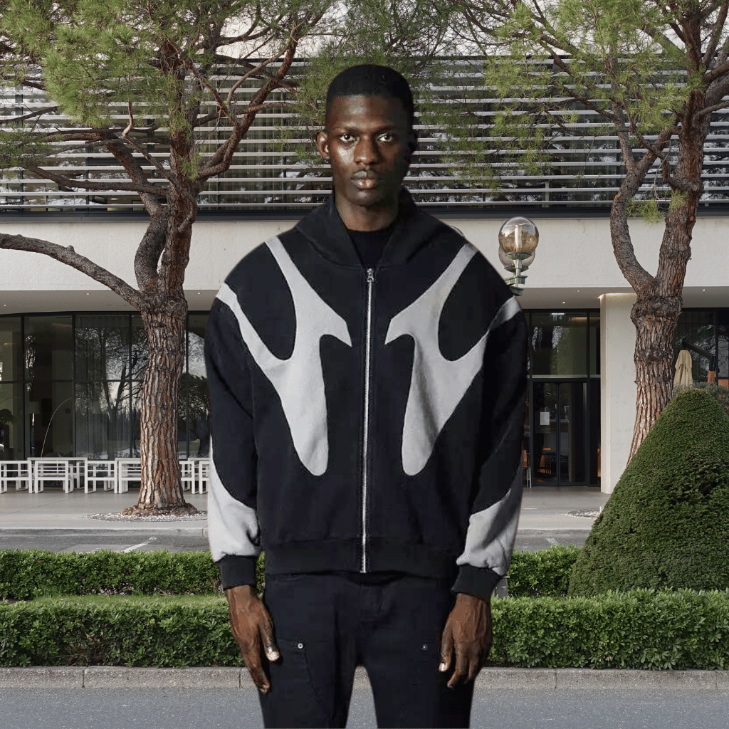 Louis | Men's Graphic Full Zip Hoodie - Image 10