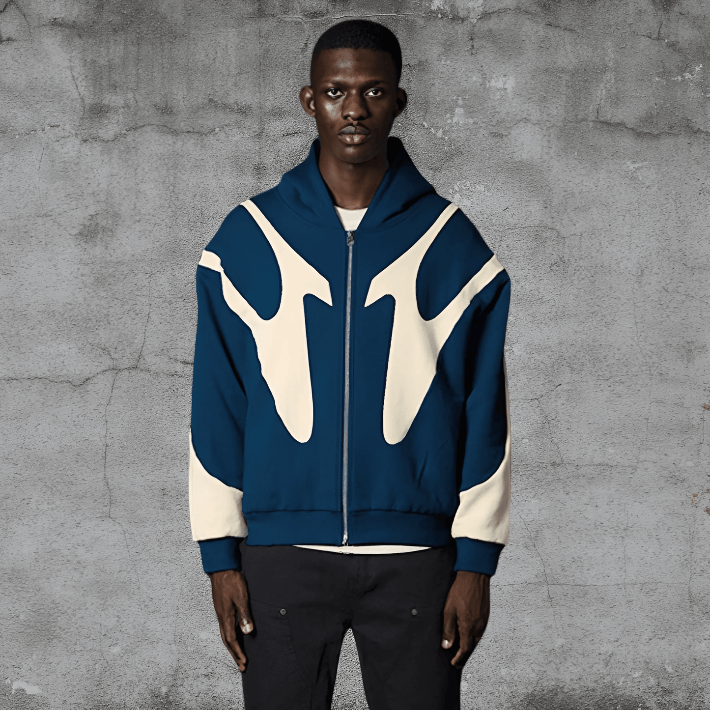 Louis | Men's Graphic Full Zip Hoodie - Image 8