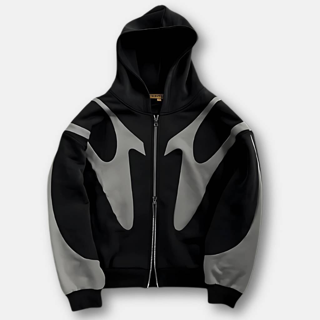 Louis | Men's Graphic Full Zip Hoodie - Image 3