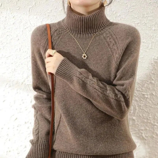 Liliana | Women's Turtleneck Knit Sweater - Image 1