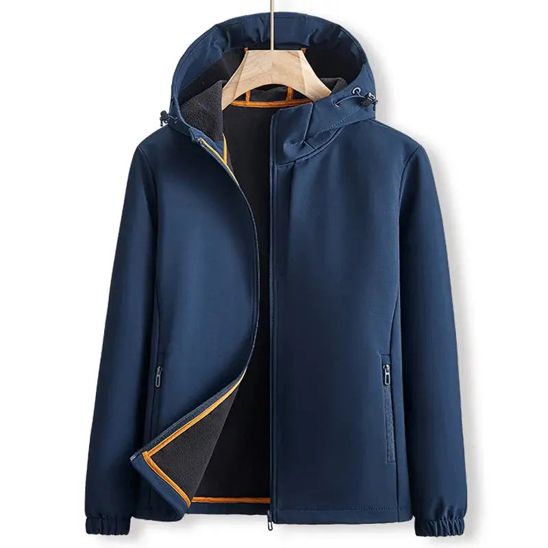 Colin | Men's Hooded Zip-Up Jacket - Image 4