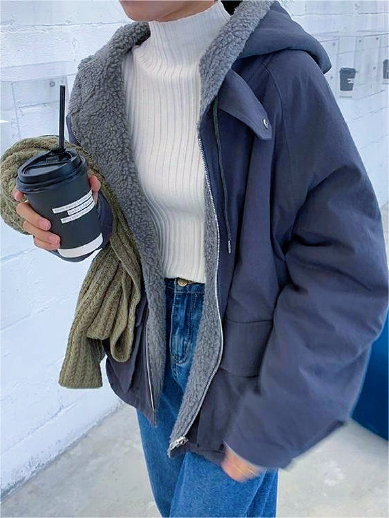 Sylvia | Women's Hooded Relaxed Fit Jacket - Image 1