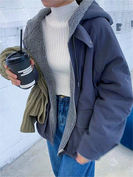 Sylvia | Women's Hooded Relaxed Fit Jacket - Image 1