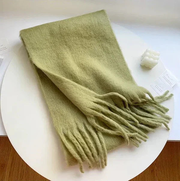 Irene | Women's Oversized Fringe Scarf - Image 11