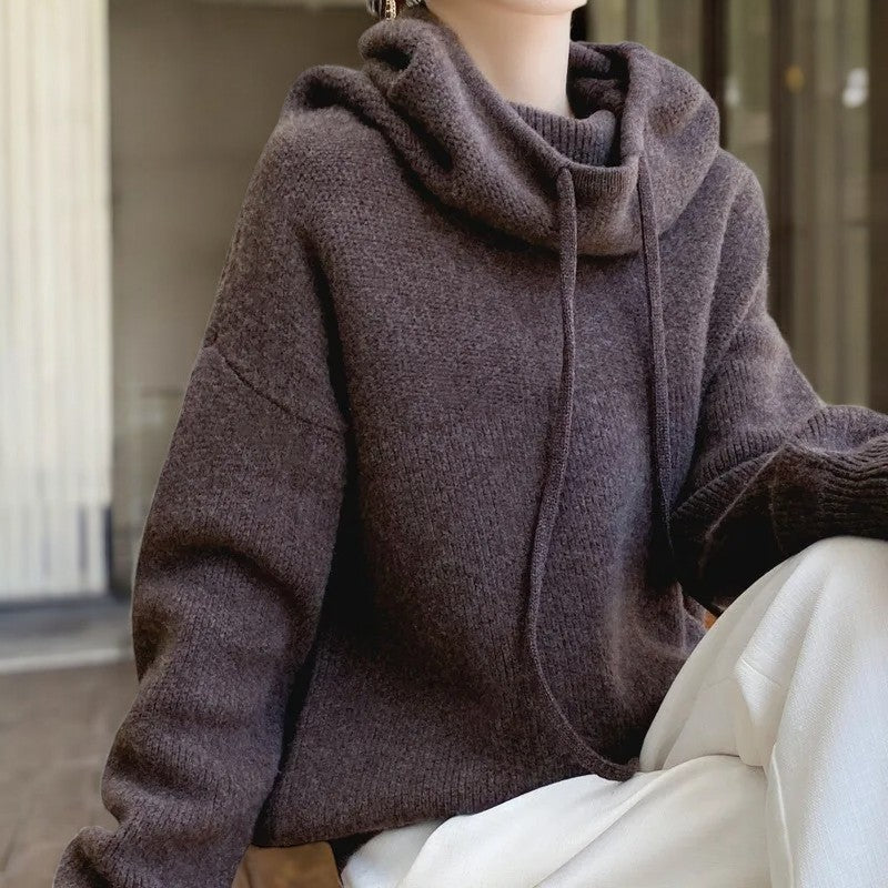 Kathy | Women's Cowl Neck Hoodie - Image 8