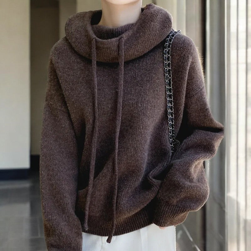 Kathy | Women's Cowl Neck Hoodie - Image 9