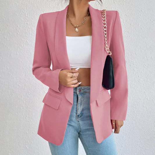 Bernice | Women's Open Front Long Sleeve Blazer - Image 1