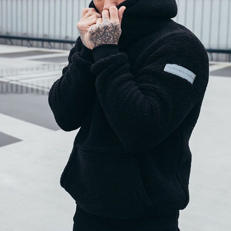 Hector | Men's Sherpa Pullover Hoodie - Image 5