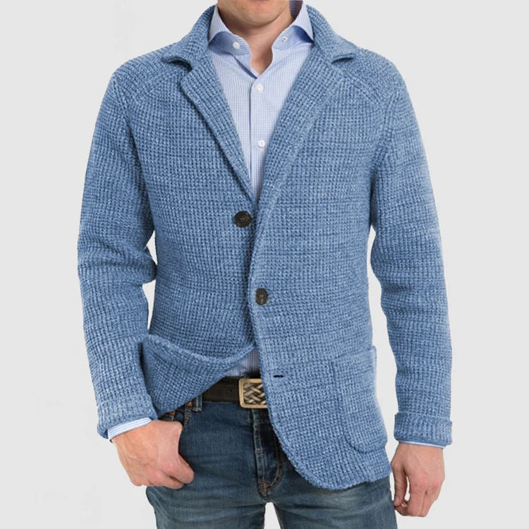 Arlo | Men's Knit Sweater Jacket - Image 3