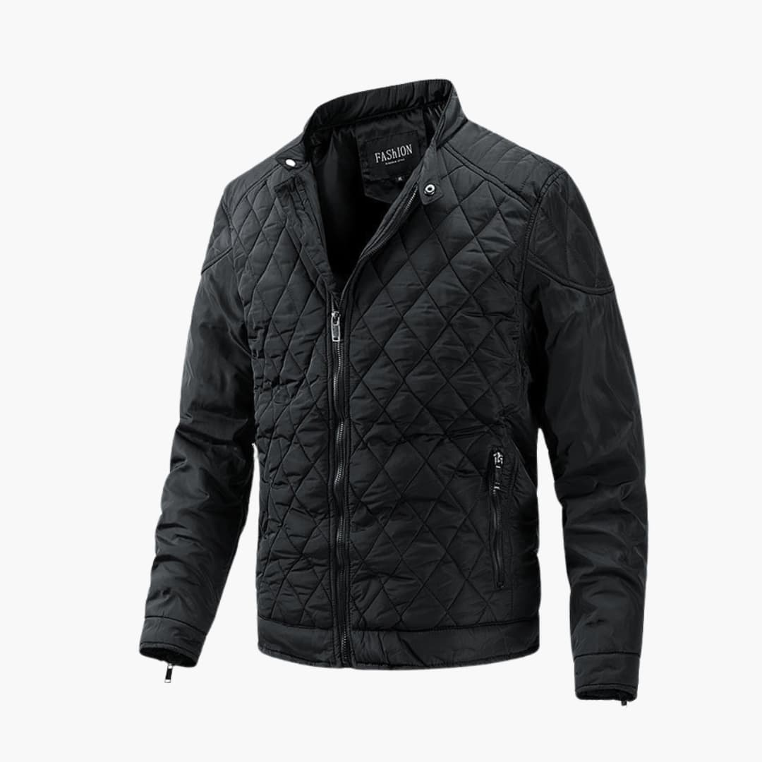 Shawn | Men's Quilted Bomber Jacket - Image 1