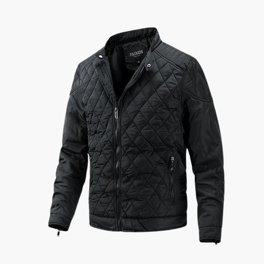 Shawn | Men's Quilted Bomber Jacket - Image 1