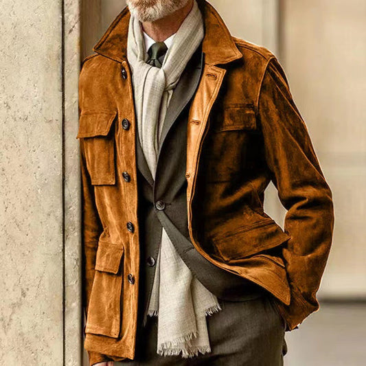 Jake | Men's Button-Down Safari Jacket - Image 1