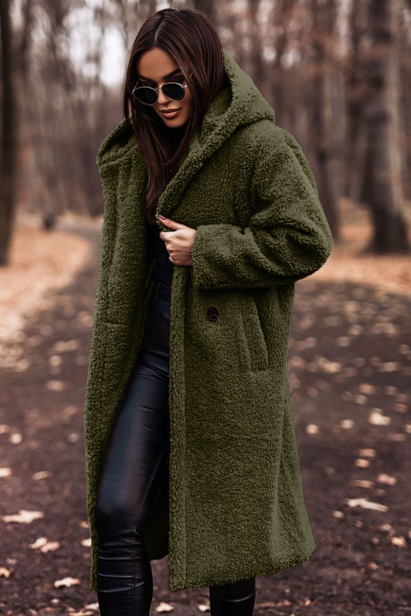 Lilly | Women's Long Hooded Coat - Image 5