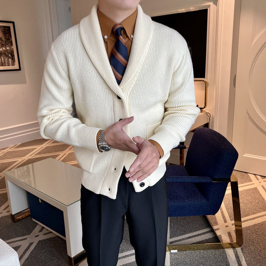 Sandy | Men's Button Front Cardigan - Image 1