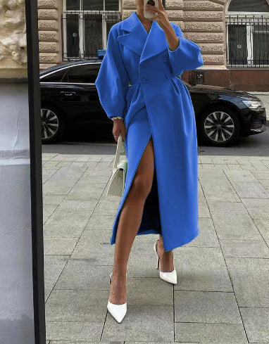 Janine | Women's Double Breasted Maxi Coat - Image 3