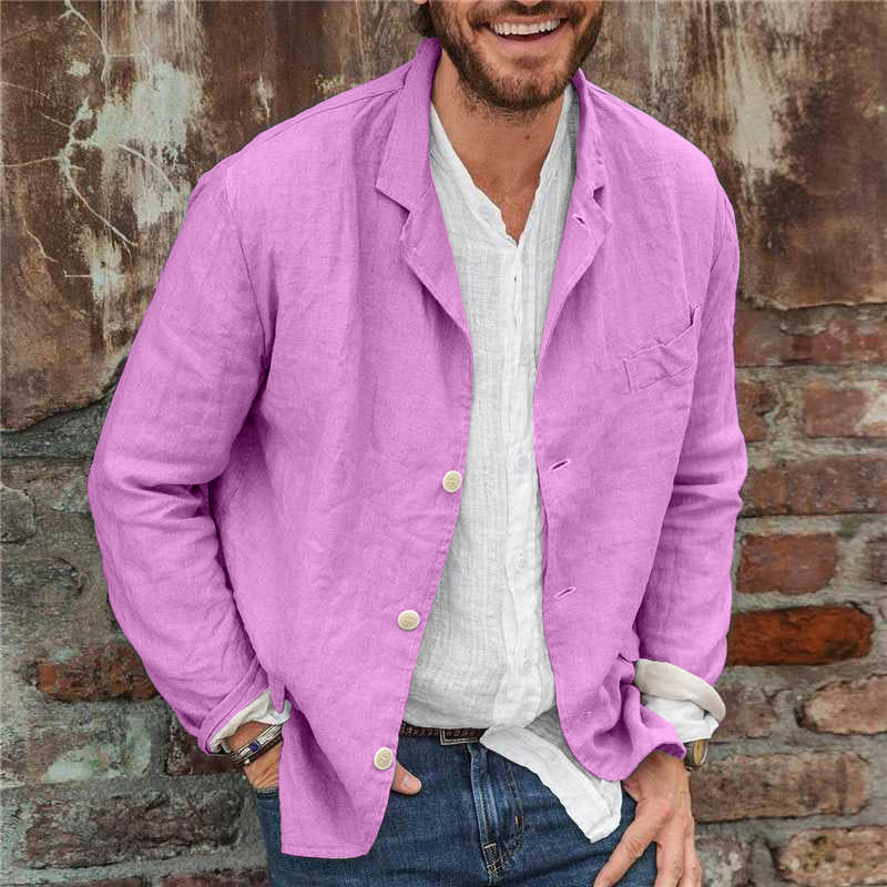 Hugh | Men's Button-Down Casual Shirt - Image 5