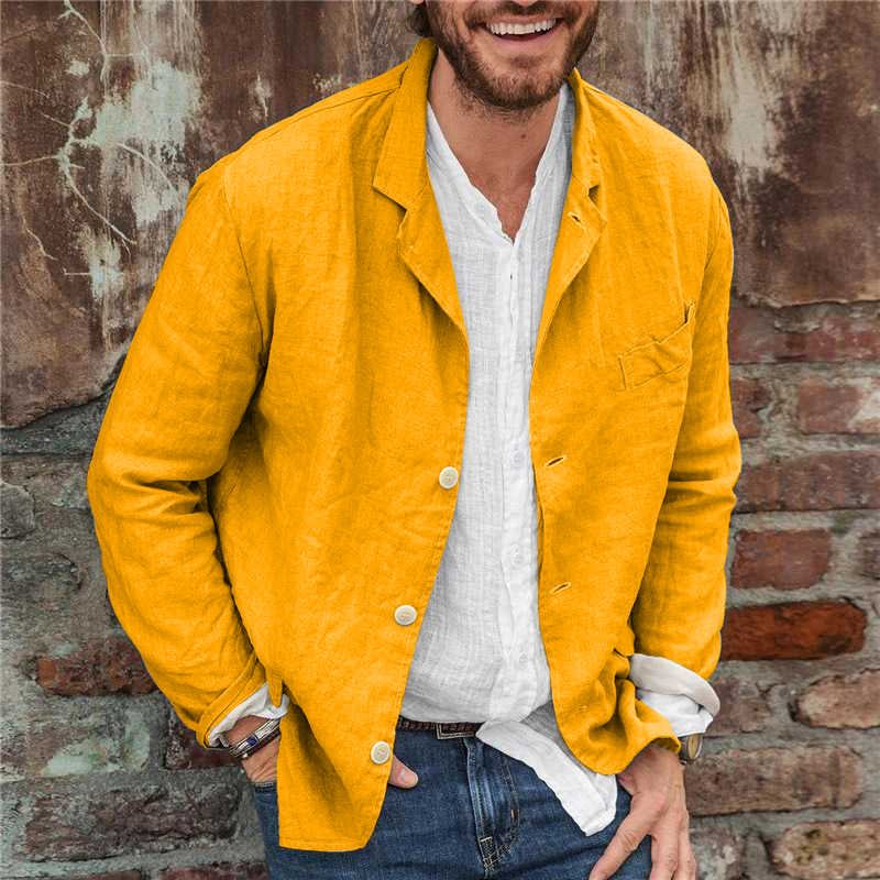 Hugh | Men's Button-Down Casual Shirt - Image 4