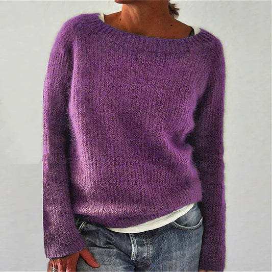 Joyce | Women's Crew Neck Pullover Sweater - Image 1