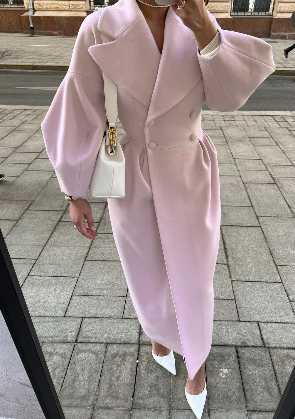 Janine | Women's Double Breasted Maxi Coat - Image 7