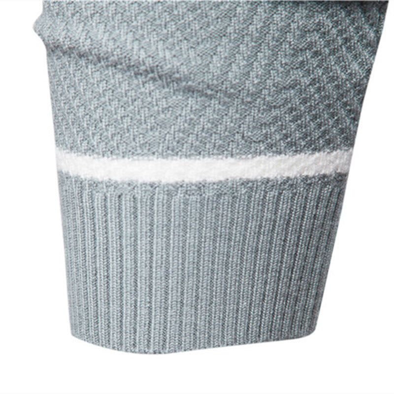 Harley | Men's Striped Crew Neck Sweater - Image 4