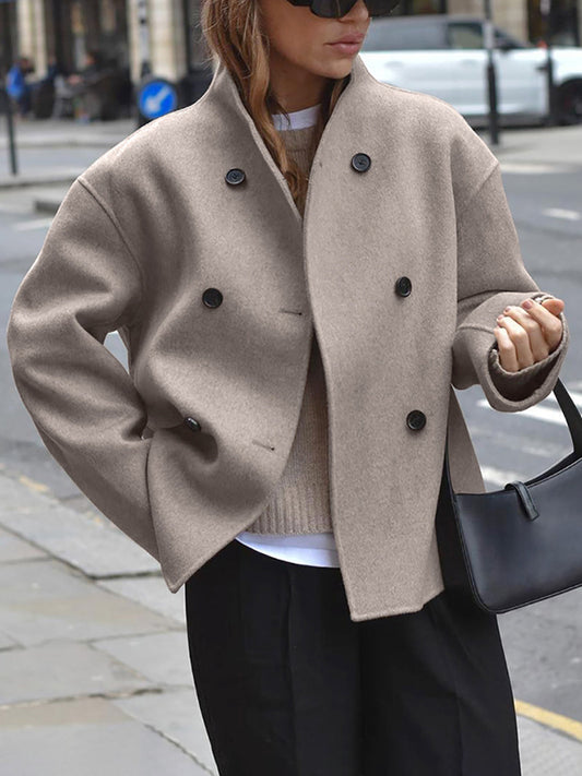 Savannah | Women's Cropped Double-Breasted Jacket - Image 1