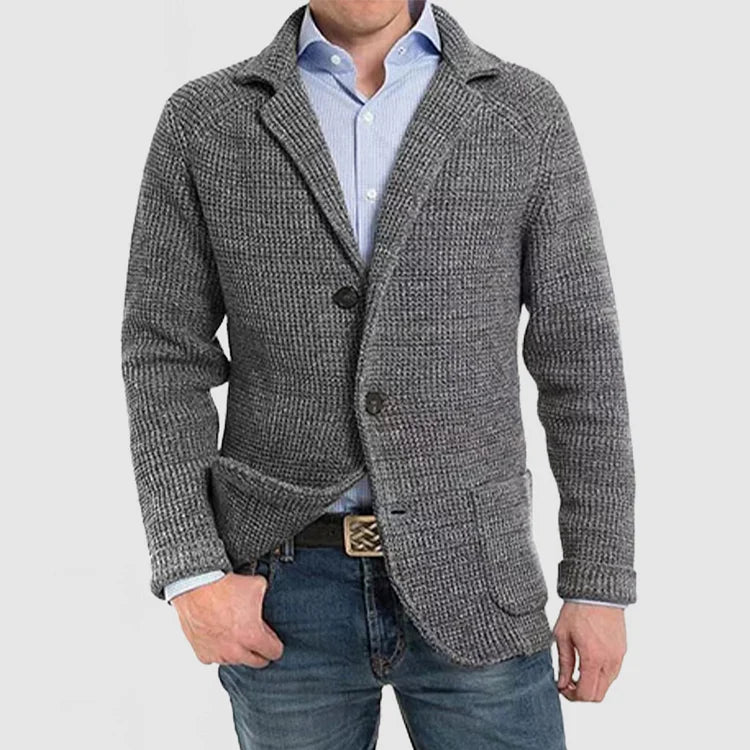 Arlo | Men's Knit Sweater Jacket - Image 9