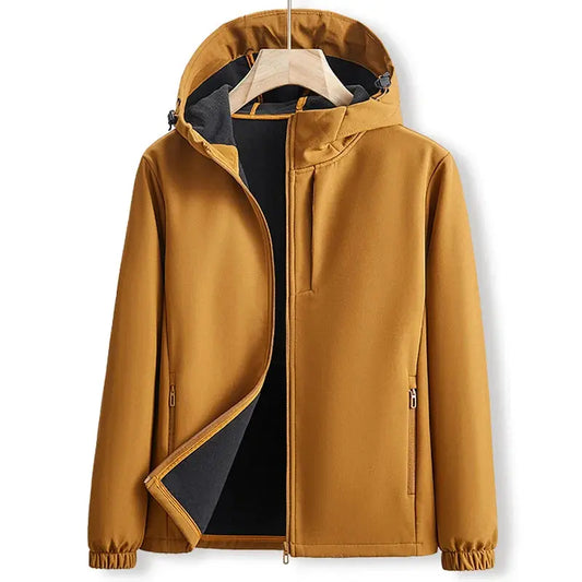 Colin | Men's Hooded Zip-Up Jacket - Image 1
