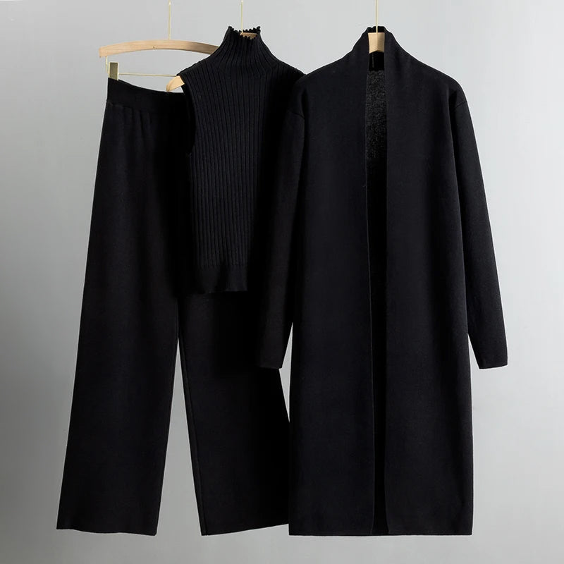 Allison | Women's Ribbed High Neck Lounge Set - Image 8