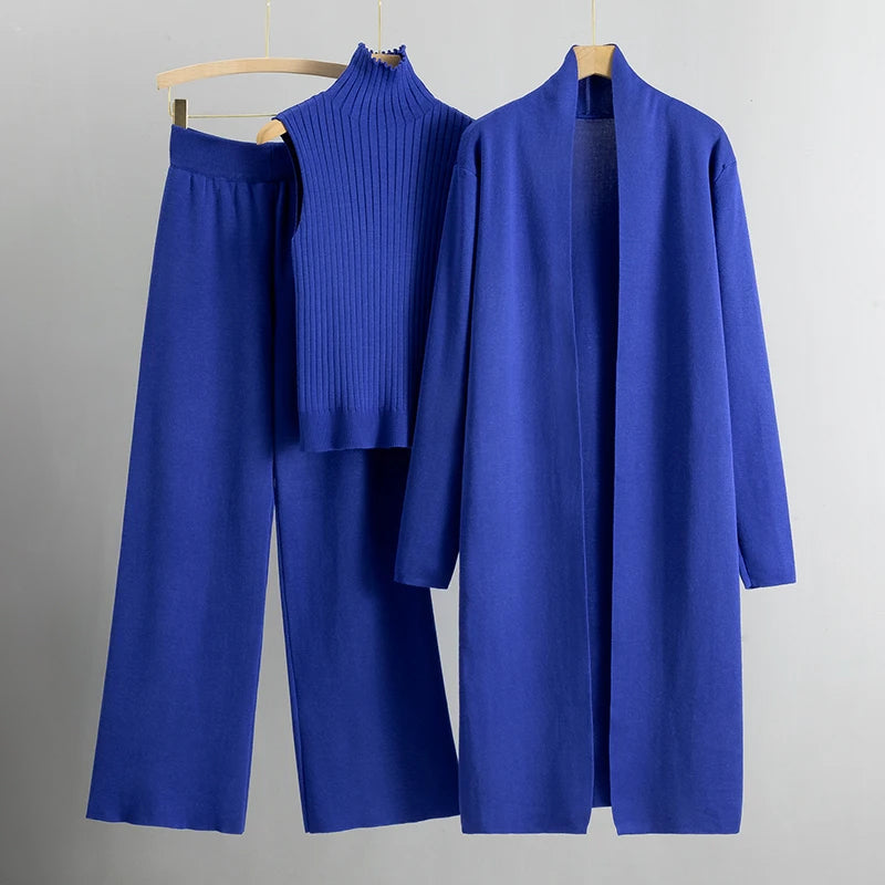 Allison | Women's Ribbed High Neck Lounge Set - Image 11