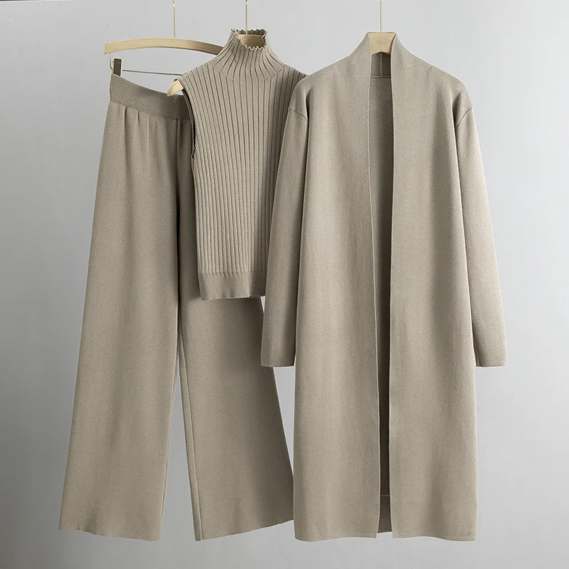 Allison | Women's Ribbed High Neck Lounge Set - Image 7