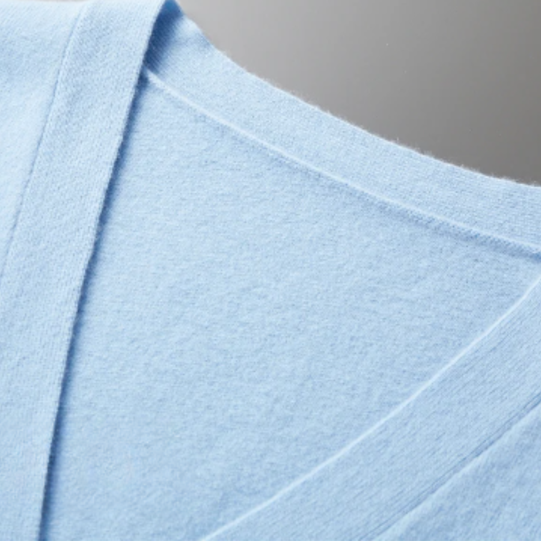 Darryl | Men's Button-Down V-Neck Cardigan - Image 2