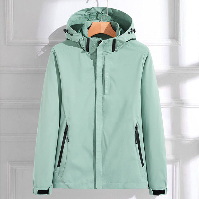 Willow | Women's Hooded Rain Jacket Coat - Image 1