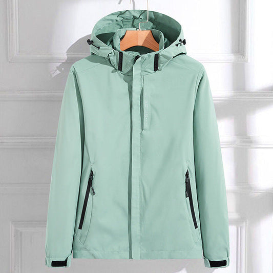 Willow | Women's Hooded Rain Jacket Coat - Image 1