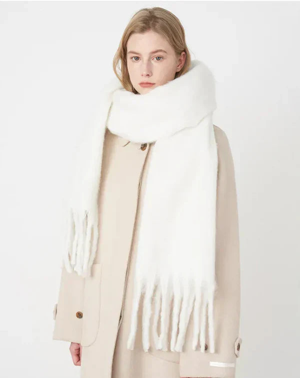 Irene | Women's Oversized Fringe Scarf - Image 1