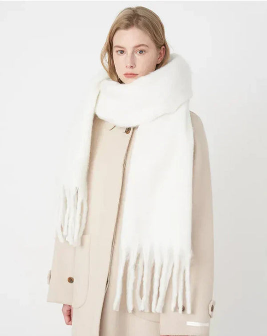 Irene | Women's Oversized Fringe Scarf - Image 1