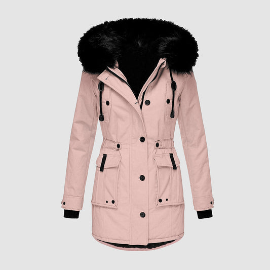 Savannah | Women's Faux Fur Hooded Parka Coat - Image 1