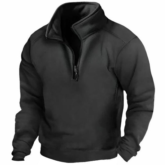 Kaleb | Men's Quarter-Zip Sweater - Image 1