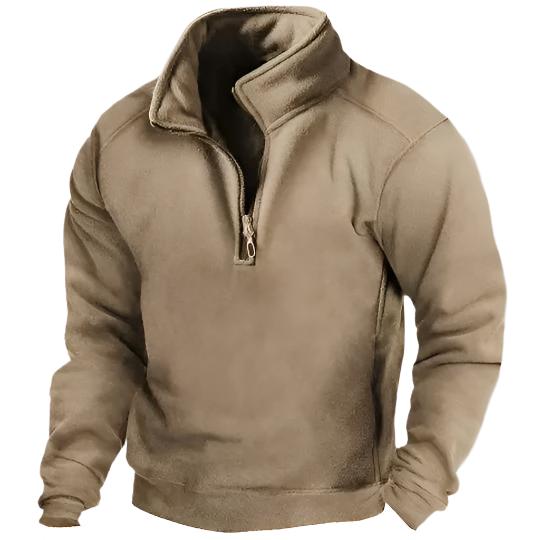 Kaleb | Men's Quarter-Zip Sweater - Image 2