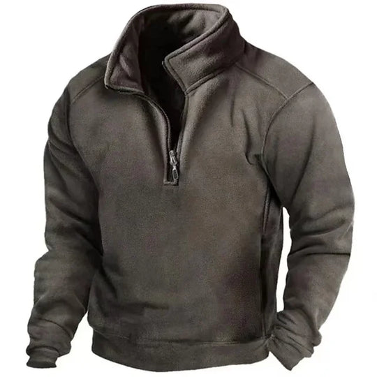 Kaleb | Men's Quarter-Zip Sweater - Image 4